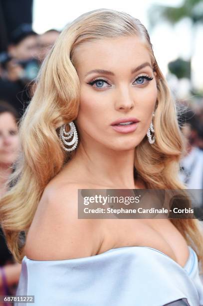 Elsa Hosk attends the "The Beguiled" screening during the 70th annual Cannes Film Festival at Palais des Festivals on May 24, 2017 in Cannes, France.