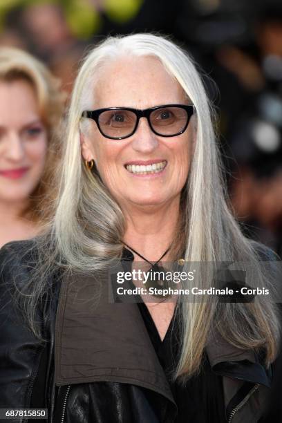 Director Jane Campion of 'Top of the Lake: China Girl' attend the "The Beguiled" screening during the 70th annual Cannes Film Festival at Palais des...