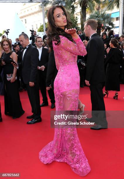 Jade Foret attends "The Beguiled" premiere during the 70th annual Cannes Film Festival at Palais des Festivals on May 24, 2017 in Cannes, France.