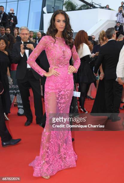 Jade Foret attends the "The Beguiled" screening during the 70th annual Cannes Film Festival at Palais des Festivals on May 24, 2017 in Cannes, France.