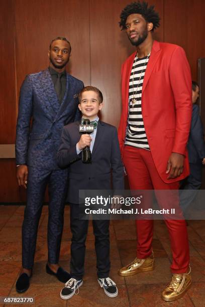 Sports Illustrated Kids Reporter, Max Bonnstetter interviews Andrew Wiggins of the Minnesota Timberwolves and Joel Embiid of the Philadelphia 76ers...