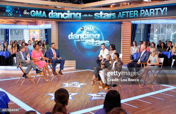 It's the "Dancing with the Stars" after party on "Good Morning America," Wednesday, May 24 airing on the Walt Disney Television via Getty Images...