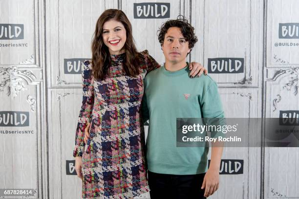 Alexandra Daddario and Jon Bass discuss "Baywatch" with the Build Series on May 24, 2017 in New York City.