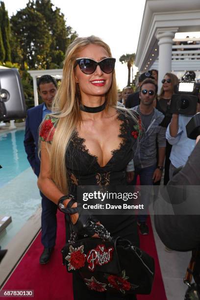 Paris Hilton attends the Philipp Plein Cruise Show 2018 during the 70th annual Cannes Film Festival at on May 24, 2017 in Cannes, France.