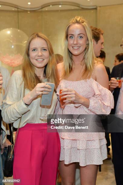 Arabella Holland and Jemima Cadbury attend the Boodles Sloane Street Launch Party on May 24, 2017 in London, England.