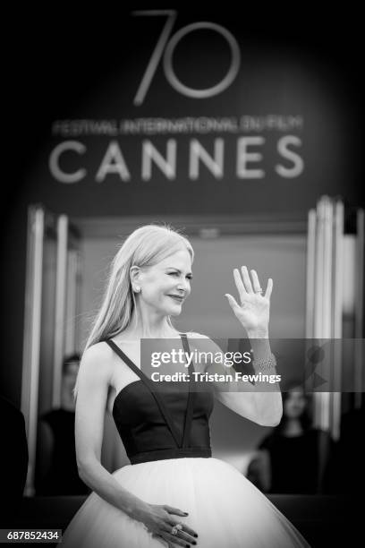 Nicole Kidman attends 'The Killing Of A Sacred Deer' premiere during the 70th annual Cannes Film Festival at Palais des Festivals on May 22, 2017 in...