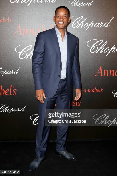 Will Smith attends the Annabel's & Chopard Party during the 70th annual Cannes Film Festival at Martinez Hotel on May 24, 2017 in Cannes, France.