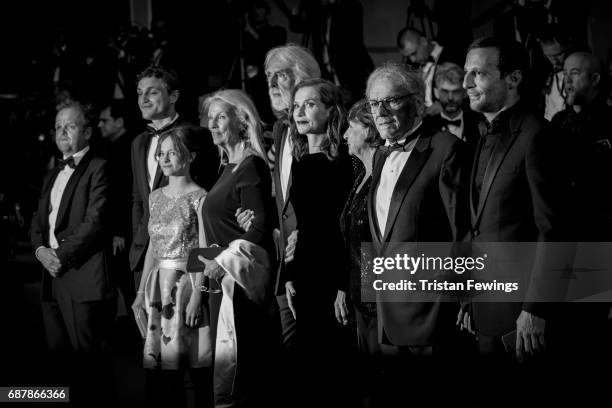 Toby Jones, Franz Rogowski, Fantine Harduin, Susi Haneke, Michael Haneke, Isabelle Huppert, Marianne Hoepfner, Jean-Louis Trintignant and Mathieu...