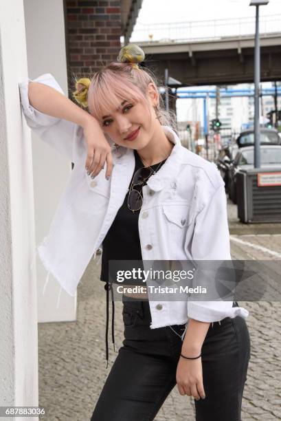 Jannine Weigel the new protege of Phill Hallenberger seen Berlin on May 24, 2017 in Berlin, Germany.