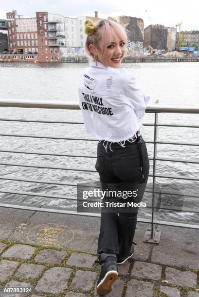 Jannine Weigel the new protege of Phill Hallenberger seen Berlin on May 24, 2017 in Berlin, Germany.