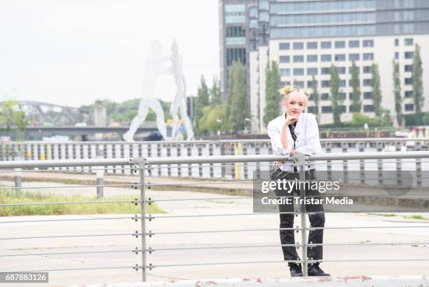 Jannine Weigel the new protege of Phill Hallenberger seen Berlin on May 24, 2017 in Berlin, Germany.