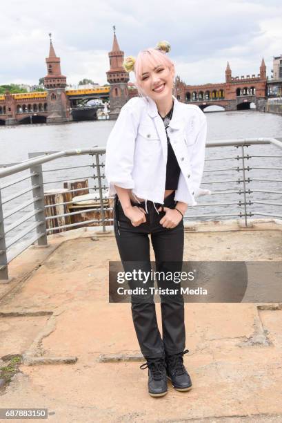 Jannine Weigel the new protege of Phill Hallenberger seen Berlin on May 24, 2017 in Berlin, Germany.