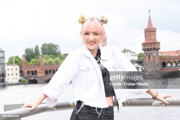 Jannine Weigel the new protege of Phill Hallenberger seen Berlin on May 24, 2017 in Berlin, Germany.