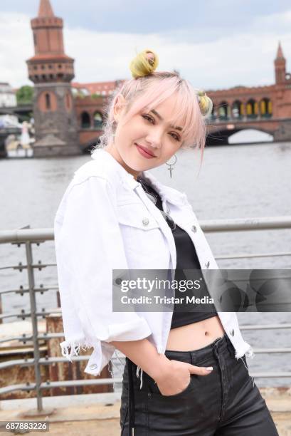 Jannine Weigel the new protege of Phill Hallenberger seen Berlin on May 24, 2017 in Berlin, Germany.