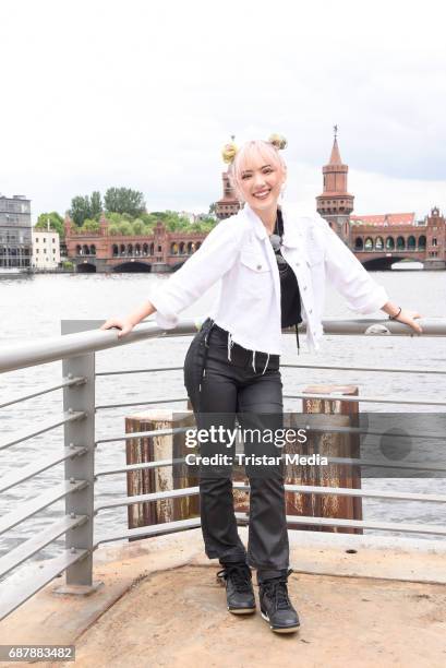 Jannine Weigel the new protege of Phill Hallenberger seen Berlin on May 24, 2017 in Berlin, Germany.
