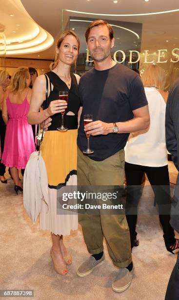 Lady Kate Bonas and Patrick Grant attend the Boodles Sloane Street Launch Party on May 24, 2017 in London, England.