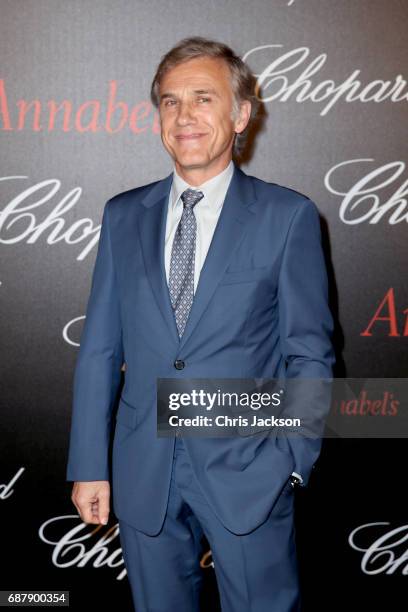 Christoph Waltz attends the Annabel's & Chopard Party during the 70th annual Cannes Film Festival at Martinez Hotel on May 24, 2017 in Cannes, France.