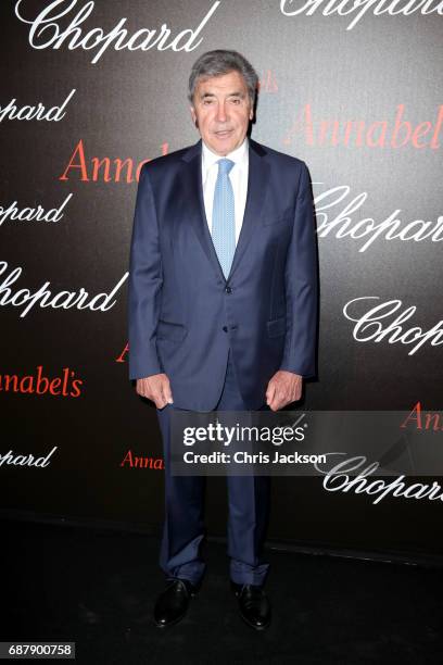 Eddy Merckx attends the Annabel's & Chopard Party during the 70th annual Cannes Film Festival at Martinez Hotel on May 24, 2017 in Cannes, France.