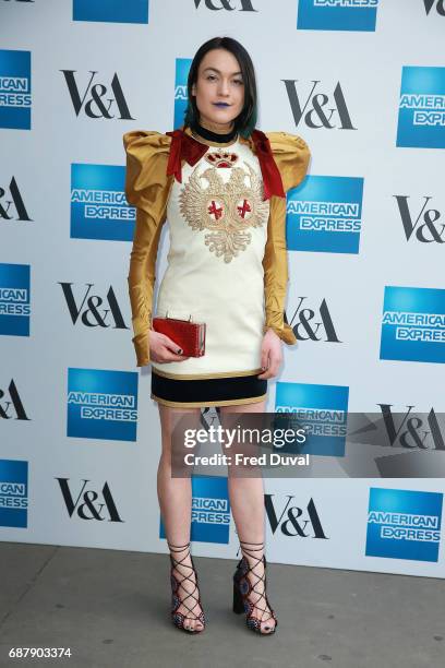 Ella Catliff attends The V&A Opens Spring 2017 Fashion Exhibition Balenciaga: Shaping Fashion at The V&A on May 24, 2017 in London, England.