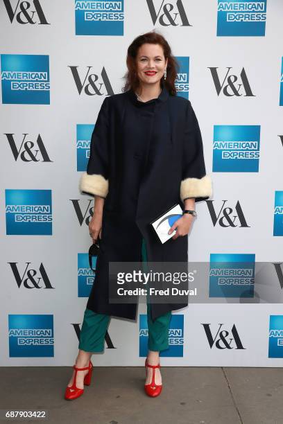 Jasmine Guinness attends The V&A Opens Spring 2017 Fashion Exhibition Balenciaga: Shaping Fashion at The V&A on May 24, 2017 in London, England.