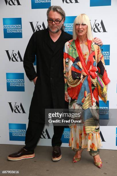 David Dowton and Virginia Bates attend The V&A Opens Spring 2017 Fashion Exhibition Balenciaga: Shaping Fashion at The V&A on May 24, 2017 in London,...