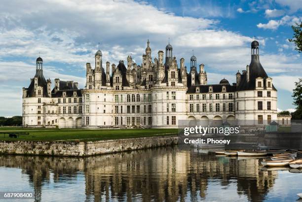 chateau de chambord - auvernia ródano alpes fotografías e imágenes de stock
