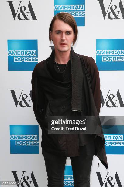 Gareth Pugh attends The V&A Opens Spring 2017 Fashion Exhibition Balenciaga: Shaping Fashion at The V&A on May 24, 2017 in London, England.
