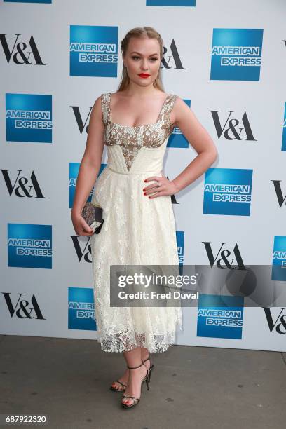 Ciara Charteris attends The V&A Opens Spring 2017 Fashion Exhibition Balenciaga: Shaping Fashion at The V&A on May 24, 2017 in London, England.