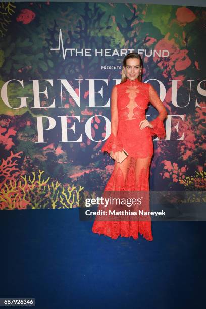 Petra Nemcova attends the Generous People 5th Anniversary Party during the 70th annual Cannes Film Festival at Martinez Pier on May 24, 2017 in...