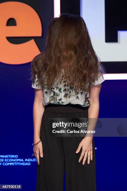 Ana Morgade attends 'Famelab' 2017 at the Museo Nacional de la Ciencia y Tecnologia on May 24, 2017 in Madrid, Spain.