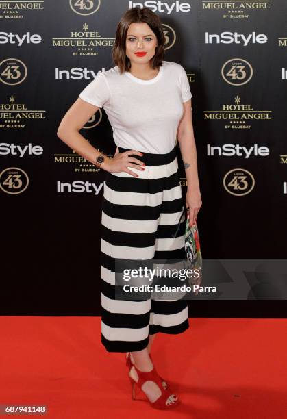 Actress Adriana Torrebejano attends the 'El Jardin del Miguel Angel' party photocall at Miguel Angel hotel on May 24, 2017 in Madrid, Spain.