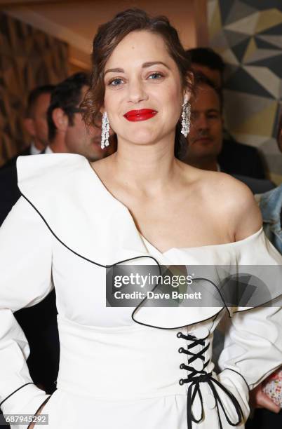 Marion Cotillard attends the Chopard and Annabel's Gentleman's Evening at the Hotel Martinez during the 70th Annual Cannes Film Festival on May 24,...