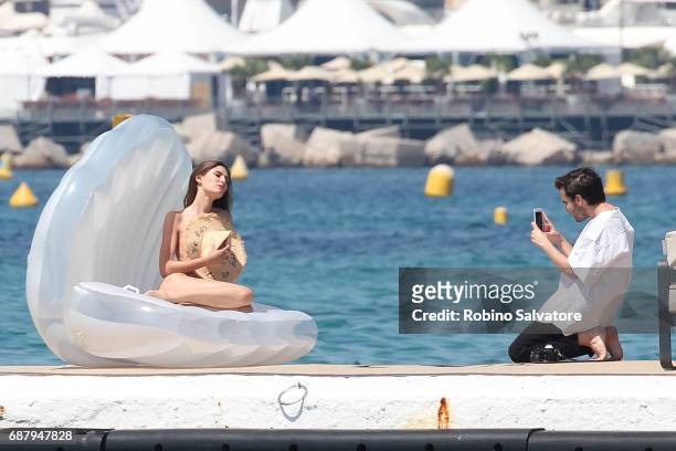 Bianca Balti is seen during the 70th annual Cannes Film Festival at on May 24, 2017 in Cannes, France.