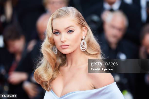 Elsa Hosk attends the 'The Beguiled' screening during the 70th annual Cannes Film Festival at Palais des Festivals on May 24, 2017 in Cannes, France.