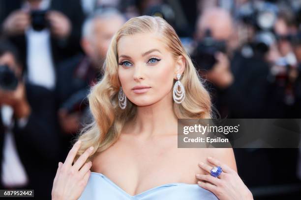 Elsa Hosk attends the 'The Beguiled' screening during the 70th annual Cannes Film Festival at Palais des Festivals on May 24, 2017 in Cannes, France.