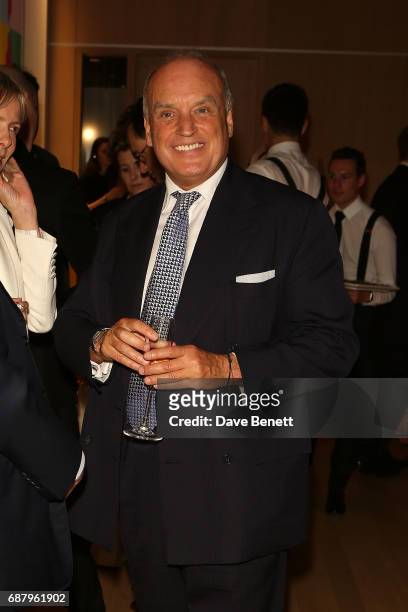 Nicholas Coleridge attends the private view of the 'Cartier In Motion' exhibition curated by Norman Foster at The Design Museum on May 24, 2017 in...