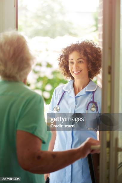 recouperating at home - house call stock pictures, royalty-free photos & images