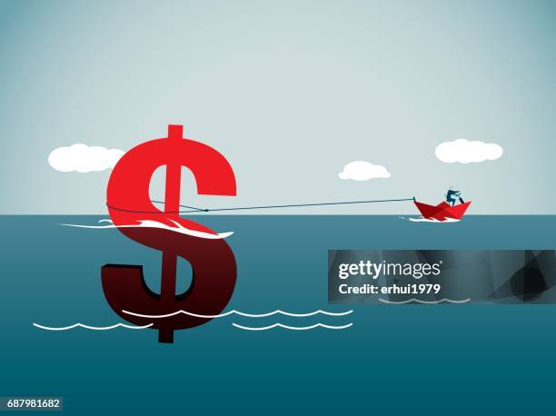 greed - towing stock illustrations