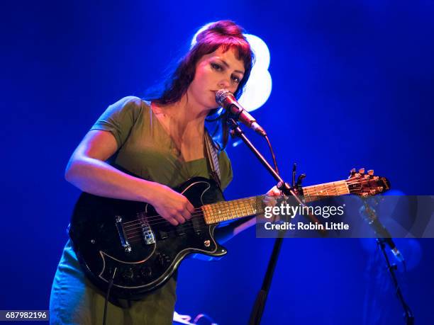 Angel Olsen performs at The Roundhouse on May 24, 2017 in London, England.