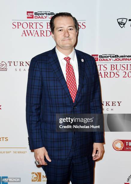 Tom Ricketts Attends the 10th Annual Sports Business Awards at The New York Marriott Marquis on May 24, 2017 in New York City.