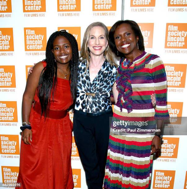 Leila Roker, ballerina Wendy Whelan and Deborah Roberts Roker attend the "Restless Creature: Wendy Whelan" Opening Night Screening at Elinor Bunin...