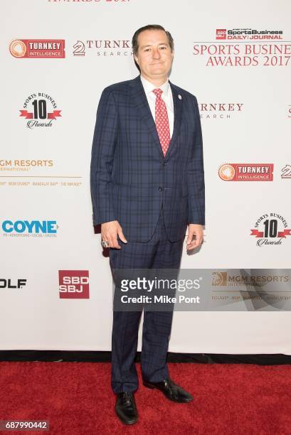 Owner of the Chicago Cubs Tom Ricketts attends the 10th Annual Sports Business Awards at The New York Marriott Marquis on May 24, 2017 in New York...