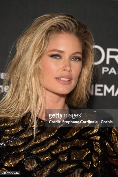 Doutzen Kroes attends Gala 20th Birthday of L'Oreal In Cannes during the 70th annual Cannes Film Festival at Martinez Hotel on May 24, 2017 in...