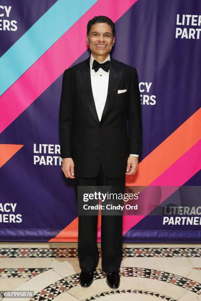 Journalist Fareed Zakaria attends the 2017 Literacy Partners Evening of Readings and Gala Dinner Dance at Cipriani 42nd Street on May 24, 2017 in New...