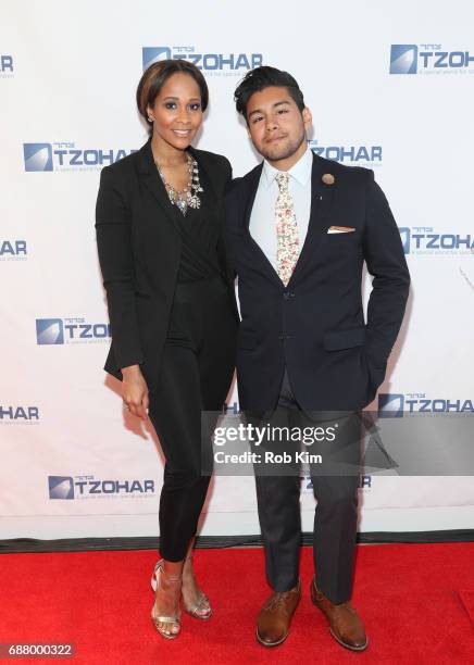 Diego Leon and guest attend Sonjja Baram For Tzohar - Fashion Against Autism on May 24, 2017 in New York City.