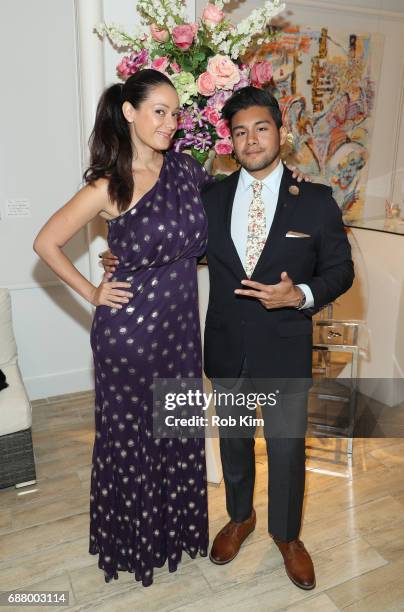 Tijana Ibrahimovic and Diego Leon attend Sonjja Baram For Tzohar - Fashion Against Autism on May 24, 2017 in New York City.