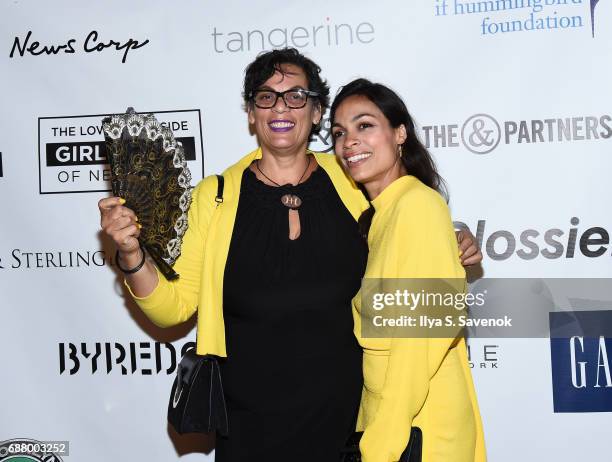 Rosario Dawson and Isabel Celeste and 2017 Lower Eastside Girls Club Spring Fling And Awards Gala at The Bowery Terrace at the Bowery Hotel on May...