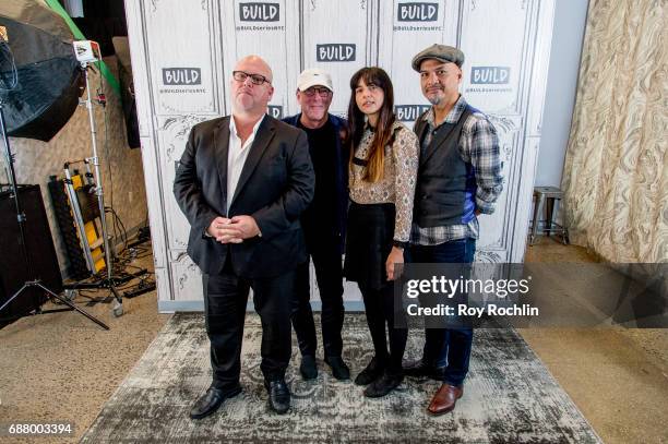 Black Francis, David Lovering, Paz Lenchantin, and Joey Santiago of the Pixies discuss "Head Carrier" with the Build Series at Build Studio on May...
