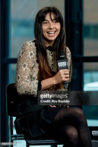 Paz Lenchantin of the Pixies discusses "Head Carrier" with the Build Series at Build Studio on May 24, 2017 in New York City.