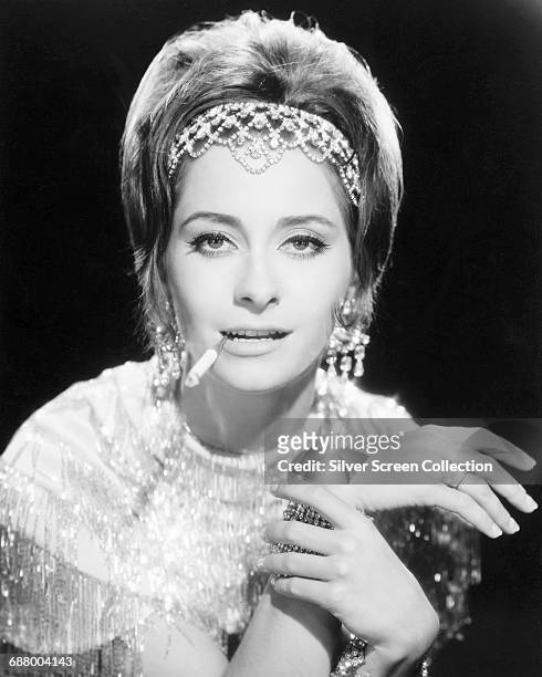American actress Elizabeth Ashley in a publicity still for the film 'The Carpetbaggers', 1964.